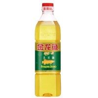 金龍魚(yú)大豆油900ml精煉一級(jí)小瓶裝調(diào)和油食用油烘焙炒菜黃豆油