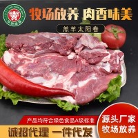 內(nèi)蒙古草原蒙福羔羊太陽卷羊肉卷火鍋羊肉卷冷凍羊肉片工廠批發(fā)