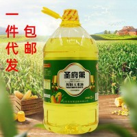 包郵山東圣府第 5升食用油 非轉(zhuǎn)基因 物理壓榨 5L一級玉米胚芽油