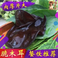 農(nóng)家自產(chǎn)黑木耳干貨500g木耳新貨肉厚大木耳火鍋白背木耳200g   2件起批